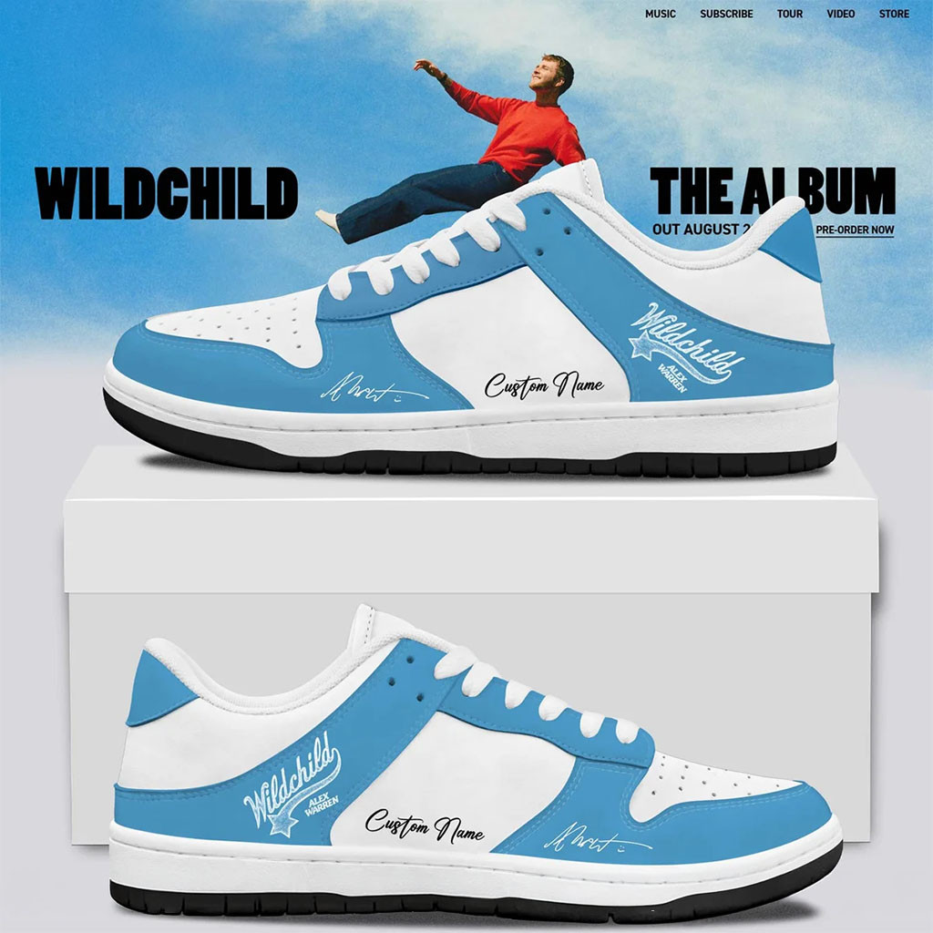 Custom Alex Warren 2026 Little Orphan Alex Sneakers Alex Warren Merch Present For Brother