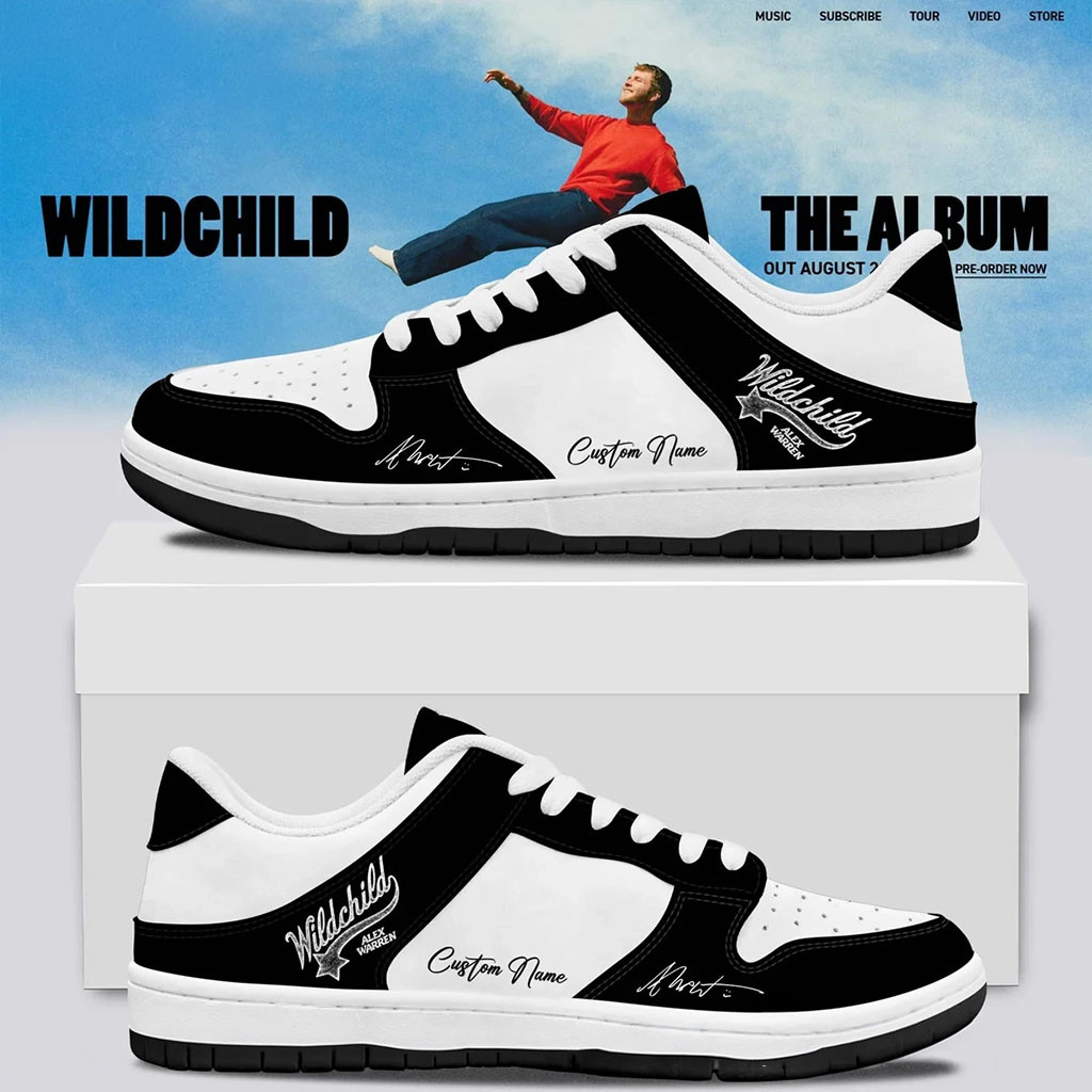 Custom Alex Warren Little Orphan Alex 2026 Sneakers Alex Warren Merch Gifts For Friends