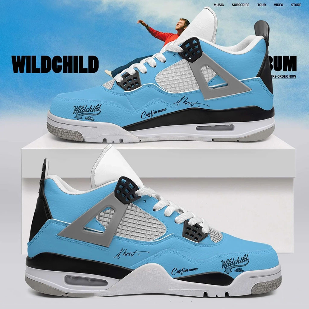 Custom Alex Warren Merch Little Orphan Alex 2026 World Tour Sneakers Gifts For Music Fans