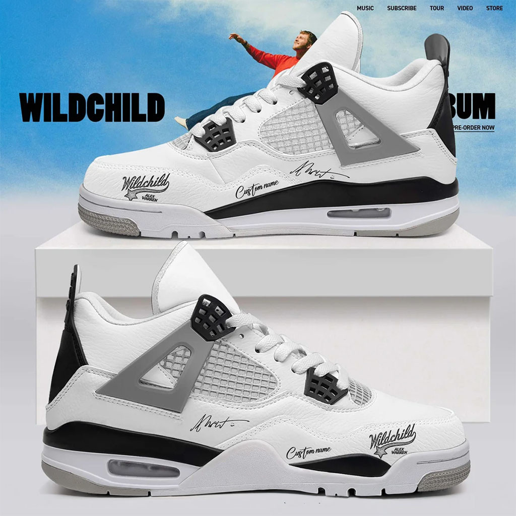 Custom Alex Warren Merch Little Orphan Alex Shoes 2026 World Tour Sneakers Gifts For Music Fans