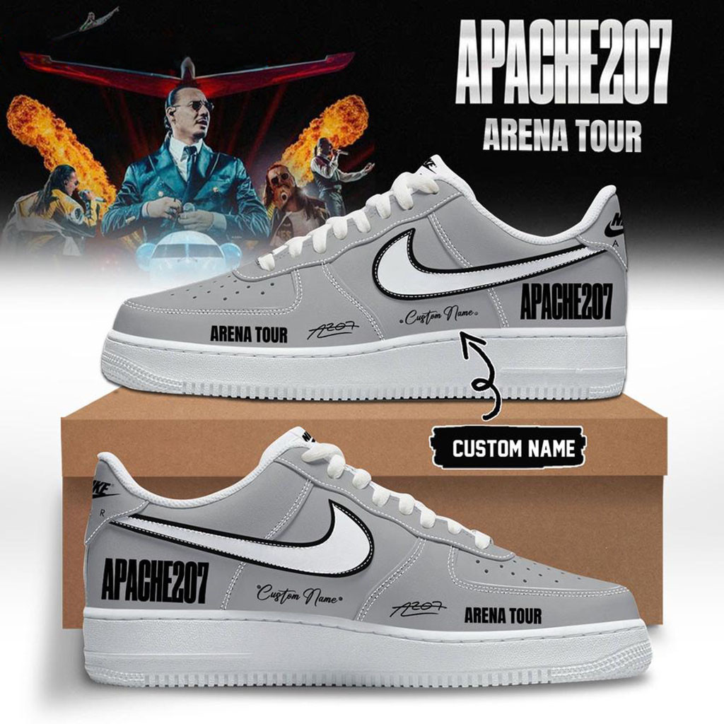 Custom Apache 207 Arena Tour 2026 Zusatzshows Signed Shoes Sneakers Apache 207 Merch Fan Gift