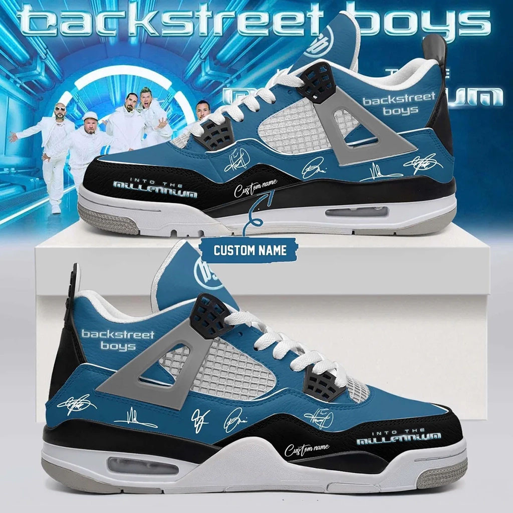 Custom Backstreet Boys Into The Millennium Shoes Backstreet Boys Merch Boy Band Music Fan Gift