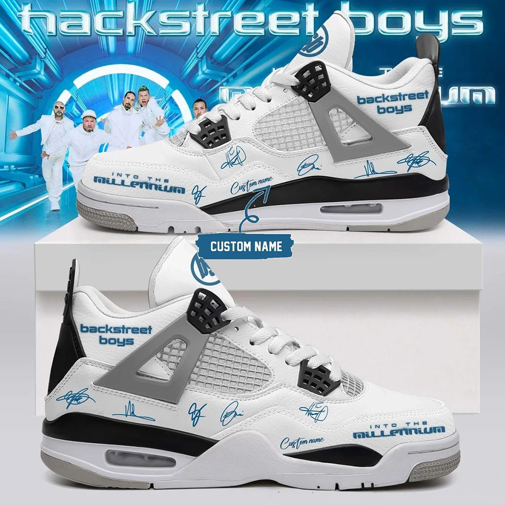 Custom Backstreet Boys Into The Millennium Signature Shoes Backstreet Boys Merch Pop Fan Gifts