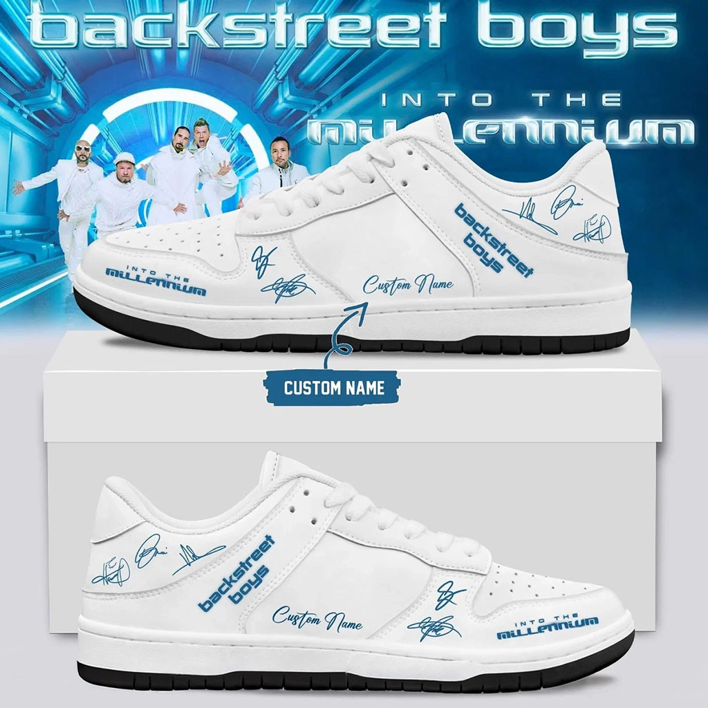 Custom Backstreet Boys Into The Millennium Sneakers Backstreet Boys Merch Pop Music Fan Gift