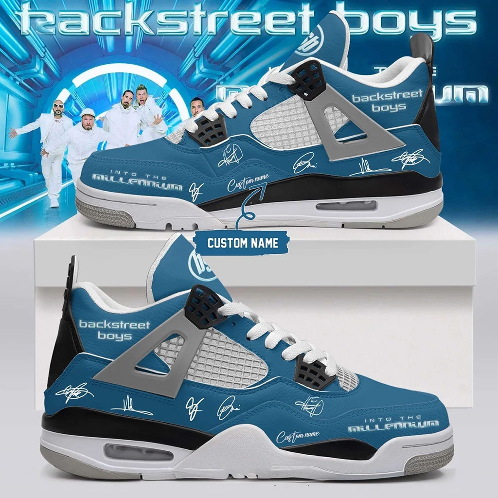Custom Backstreet Boys Merch Into The Millennium Signature Shoes Gifts For Pop Fans