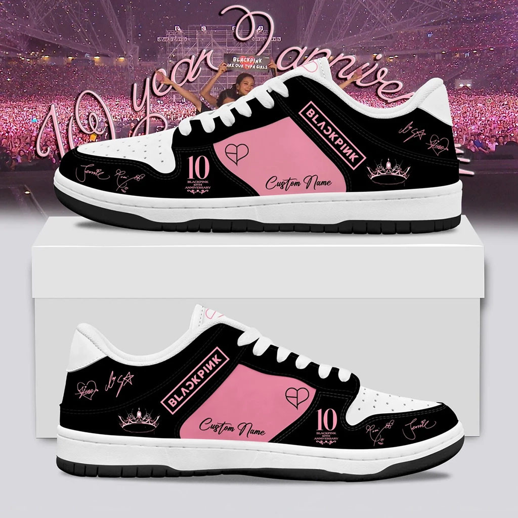 Custom BLACKPINK Merch 10th Anniversary BLACKPINK World Tour 2026 Shoes Gift Ideas For Her