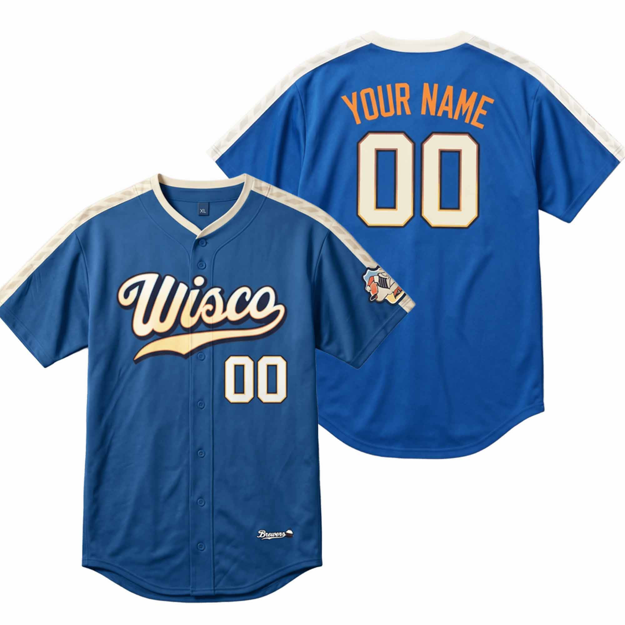 Custom Brewers Wisco City Connect 2026 Jersey