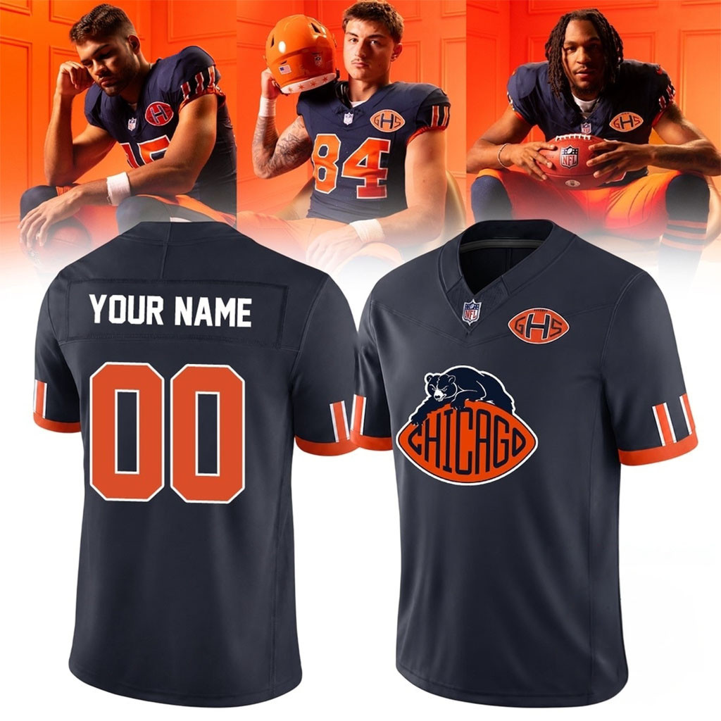 Custom Chicago Bears Rivalries 2026 Football Jersey Bears Merch Best Gifts For Football Fans Custom Chicago Bears Rivalries 2026 Football Jersey Bears Merch Best Gifts For Football Fans