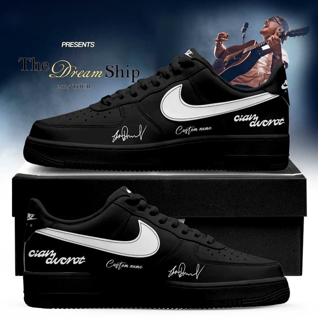Custom Cian Ducrot The Dream Ship Tour 2026 Signature Black Shoes Cian Ducrot Merch Fan Gifts Custom Cian Ducrot The Dream Ship Tour 2026 Signature Black Shoes Cian Ducrot Merch Fan Gifts
