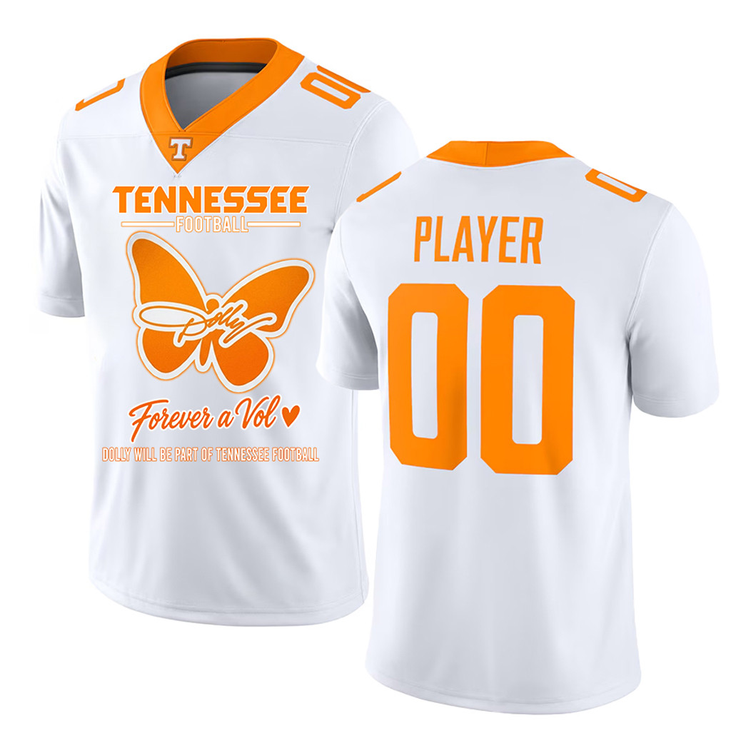 Custom Dolly Parton Merch 2026 Dolly Parton And Tennessee Volunteers Football Jersey Memorial Gift