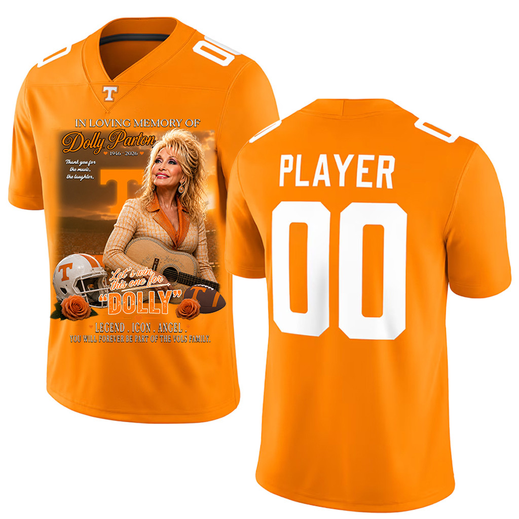 Custom Dolly Parton Merch 2026 In Loving Memory Of Dolly Parton x Tennessee Volunteers Jersey Custom Dolly Parton Merch 2026 In Loving Memory Of Dolly Parton x Tennessee Volunteers Jersey