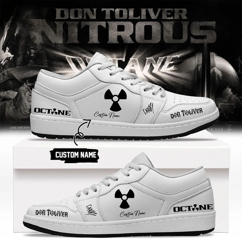 Custom Don Toliver Merch Nitrous Octane World Tour Leg 2 Signature Shoes Don Toliver Sneakers