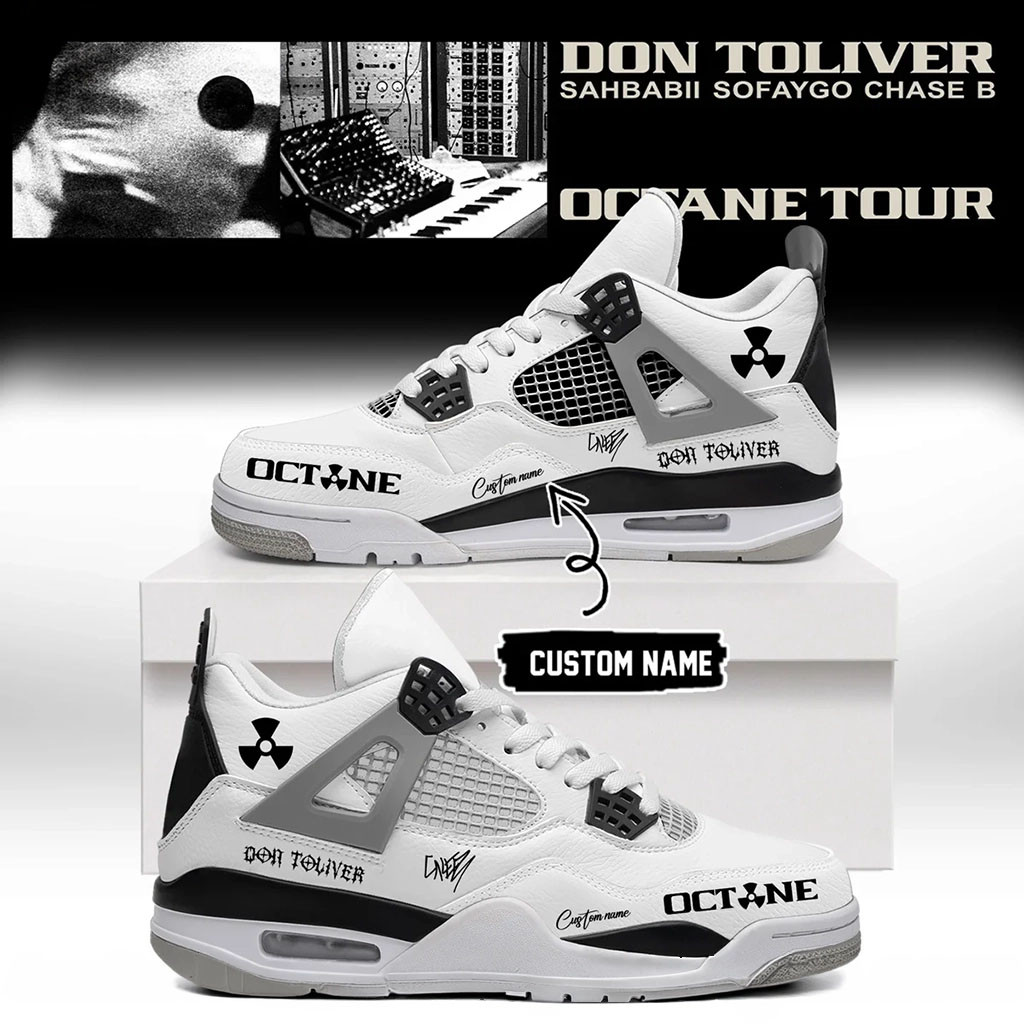 Custom Don Toliver Octane Tour Shoes Don Toliver Merchandise Best Gifts For Music Lovers