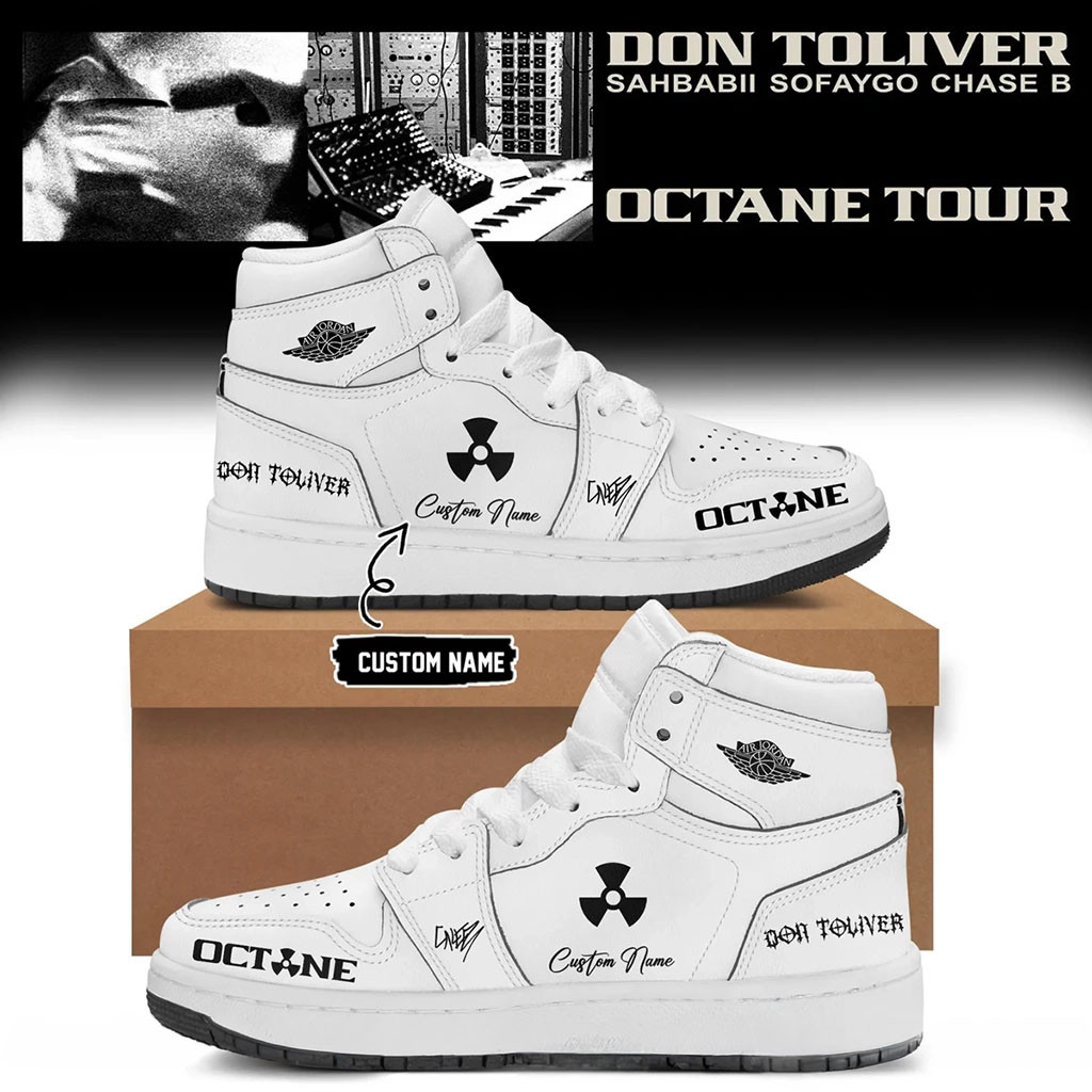 Custom Don Toliver Octane Tour Shoes Don Toliver Merchandise Hip Hop Fan Gifts
