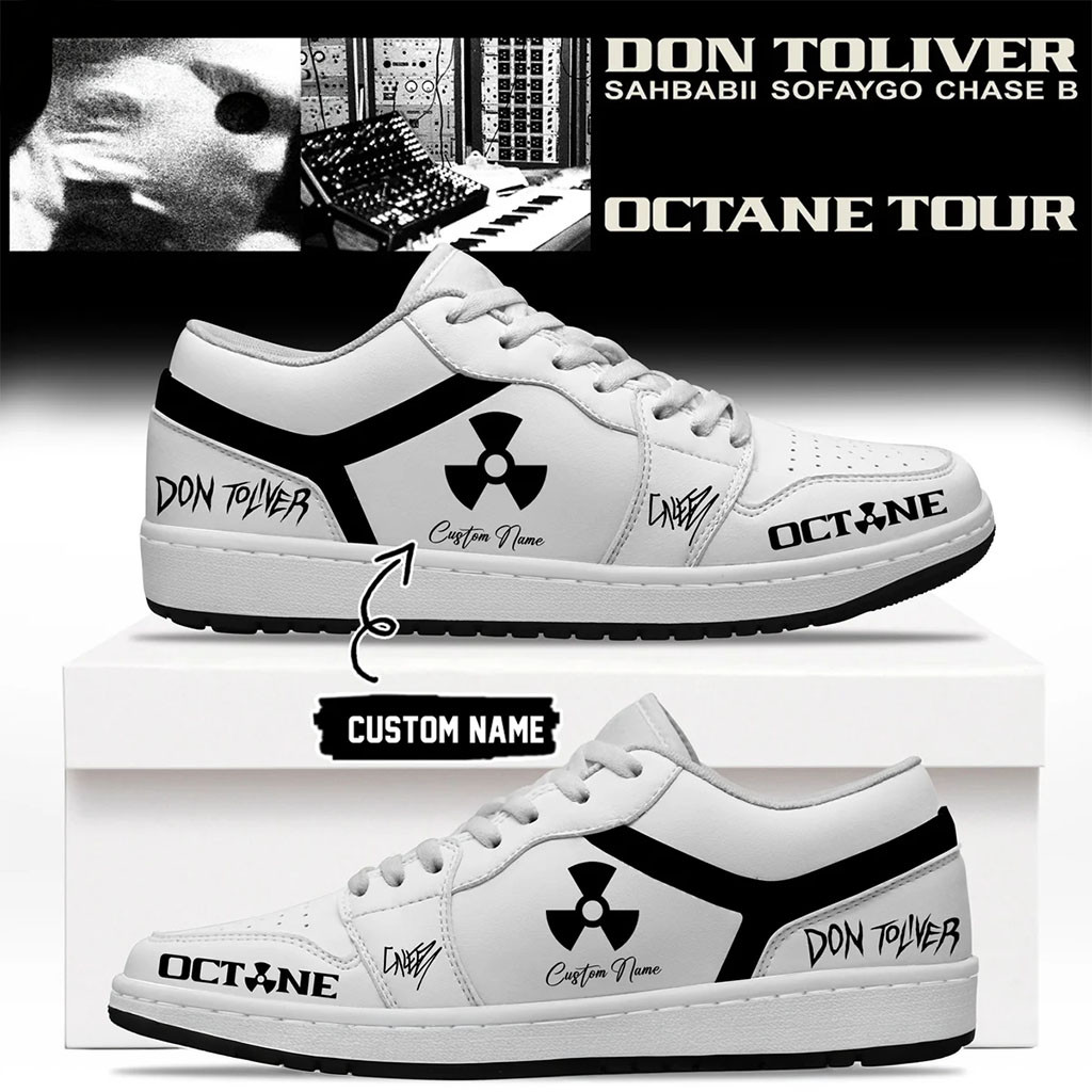 Custom Don Toliver Octane Tour Shoes Don Toliver Merchandise Rapper Music Lover Concert Fan Gift Custom Don Toliver Octane Tour Shoes Don Toliver Merchandise Rapper Music Lover Concert Fan Gift