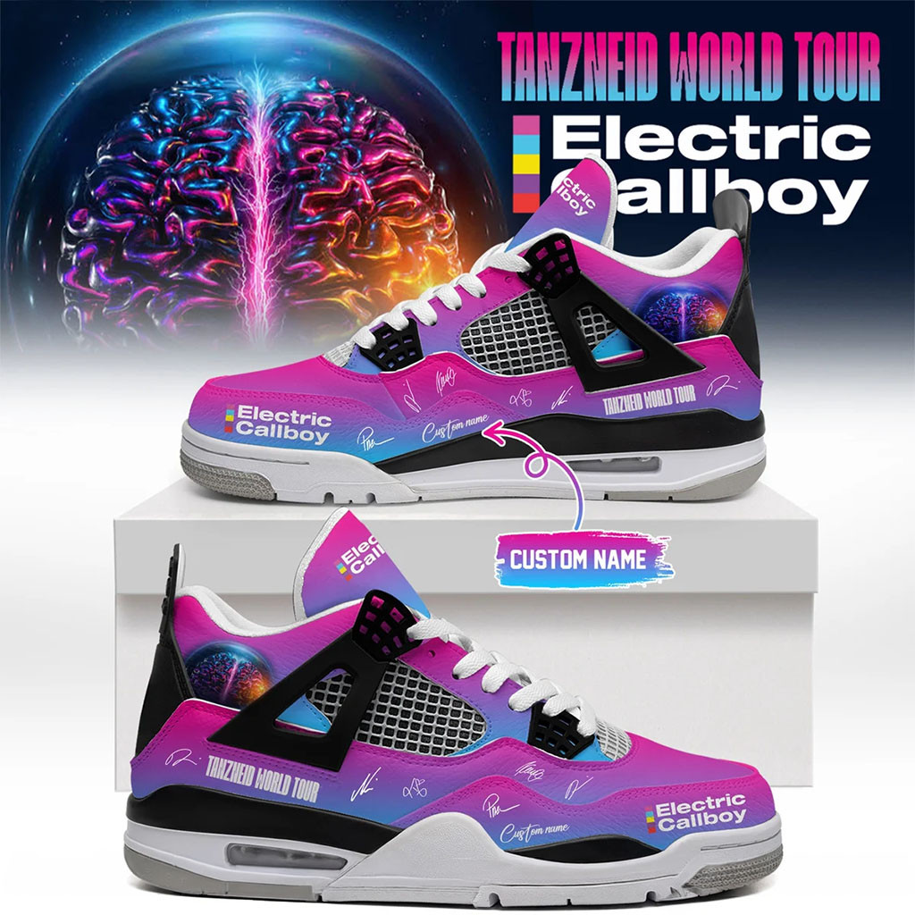Custom Electric Callboy Merch Tanzneid World Tour Signature Shoes Best Gifts For Music Lovers