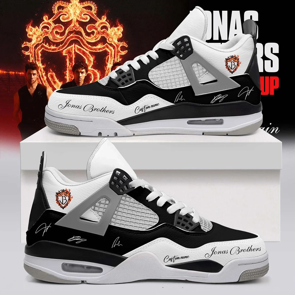 Custom Jonas Brothers Merch 2026 The Burning Up Tour Sneakers Concert Lover Shoes Band Fan Gift Custom Jonas Brothers Merch 2026 The Burning Up Tour Sneakers Concert Lover Shoes Band Fan Gift