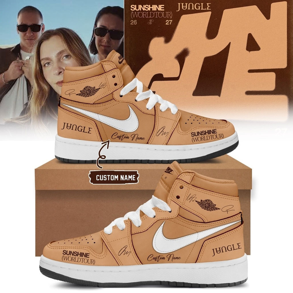 Custom Jungle Sunshine World Tour 2026 27 Signed Sneakers Jungle Merch Gifts For Band Lovers