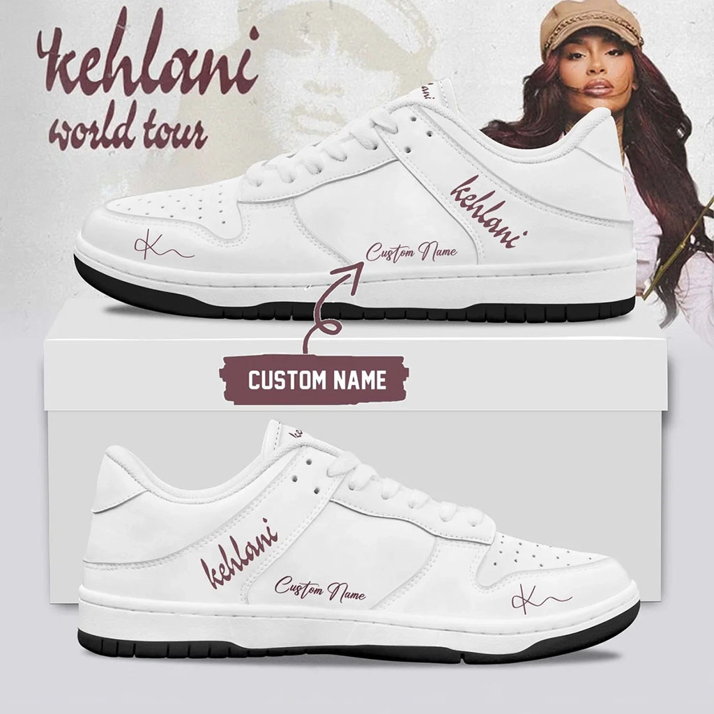 Custom Kehlani World Tour Signature Shoes Kehlani Merch Cool Gifts For Music Lovers