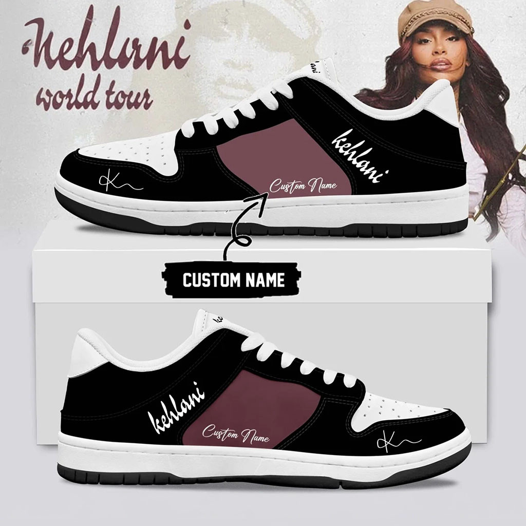 Custom Kehlani World Tour Signature Sneakers Kehlani Merchandise Best Gifts For Friends