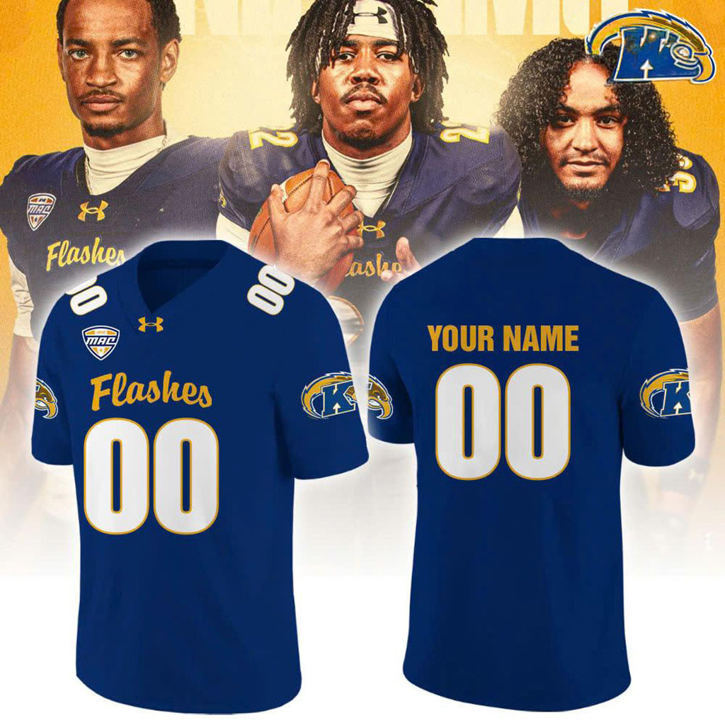 Custom Kent State Golden Flashes 2026 Football Jersey KS Golden Flashes Merch Gift For Fan