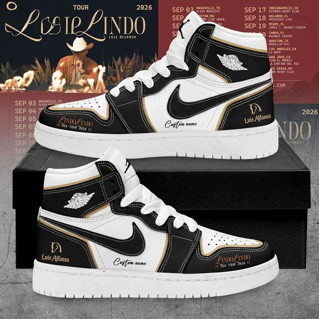 Custom Luis Alfonso Lindo Lindo USA Tour 2026 Signature Shoes Luis Alfonso Merch Gift For Fans