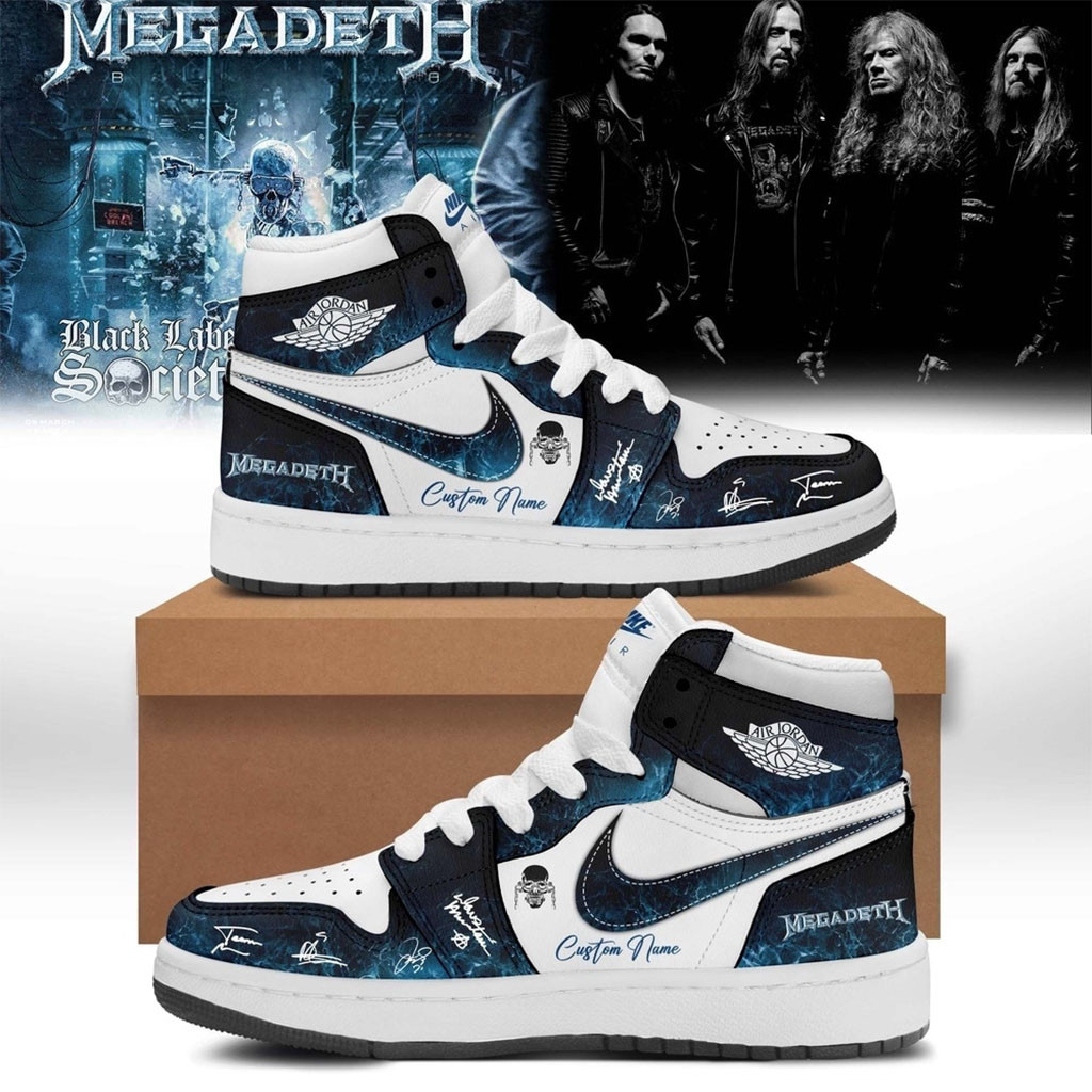 Custom Megadeth 2026 Signed Sneakers Heavy Metal Band Shoes Megadeth Merch Music Related Gifts Custom Megadeth 2026 Signed Sneakers Heavy Metal Band Shoes Megadeth Merch Music Related Gifts