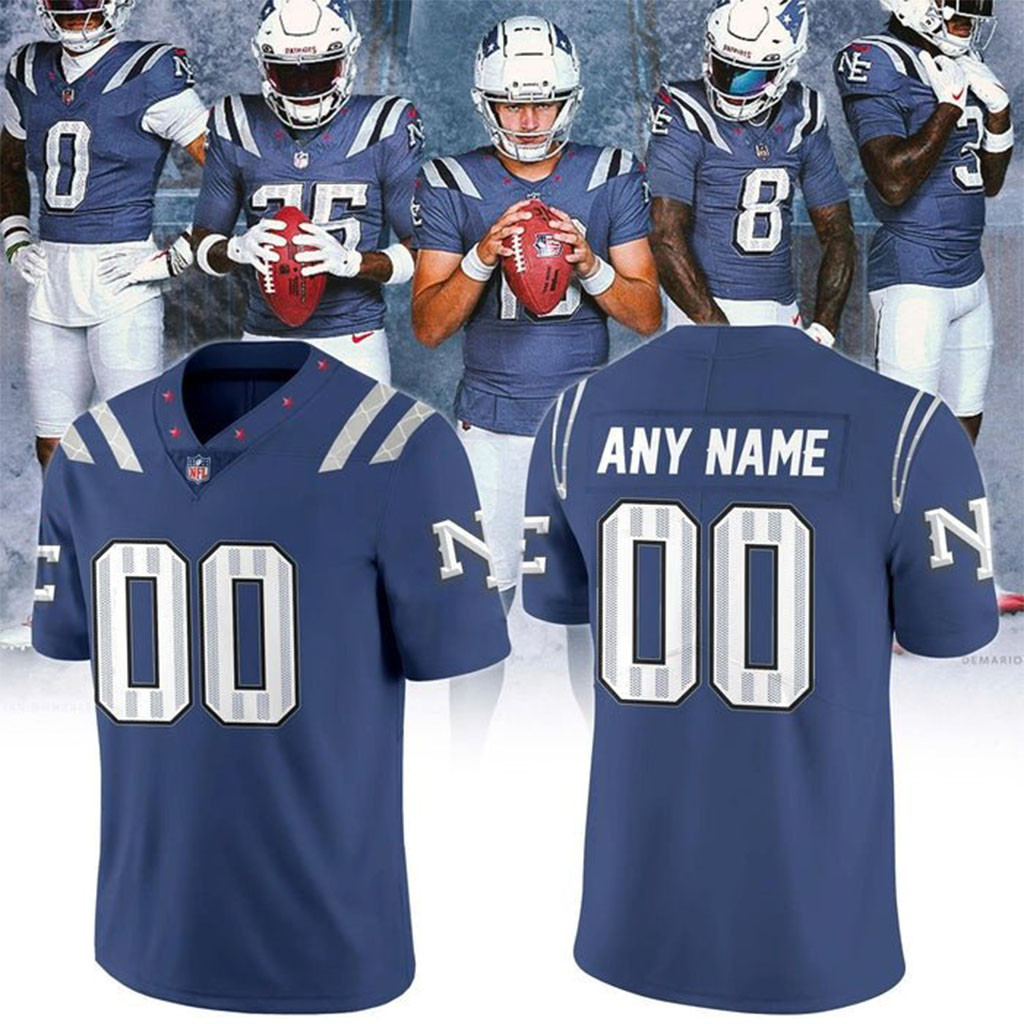 Custom New England Patriots Rivalries 2026 Football Jersey NFL Rivalries Merch Fans Gifts Custom New England Patriots Rivalries 2026 Football Jersey NFL Rivalries Merch Fans Gifts