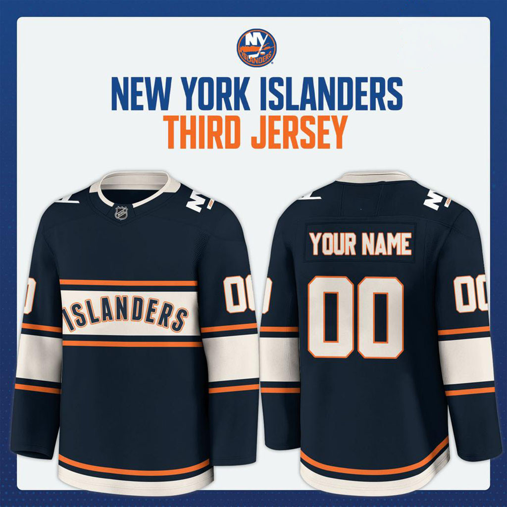 Custom New York Islanders Hockey Jersey Islanders Merch Great Gifts For Hockey Fans
