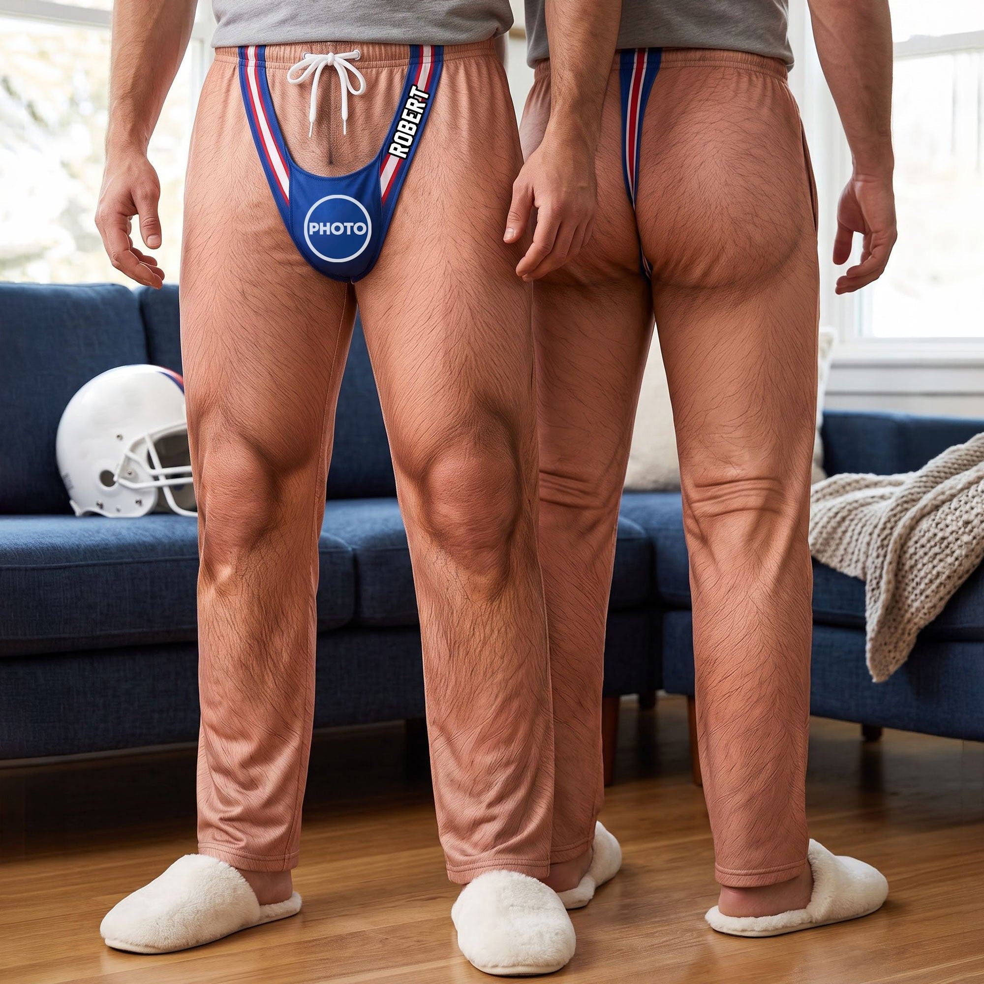 Custom Photo Funny Men's Beach Pajama Pants Humorous Gifts For Sport Lovers Custom Photo Funny Men's Beach Pajama Pants Humorous Gifts For Sport Lovers