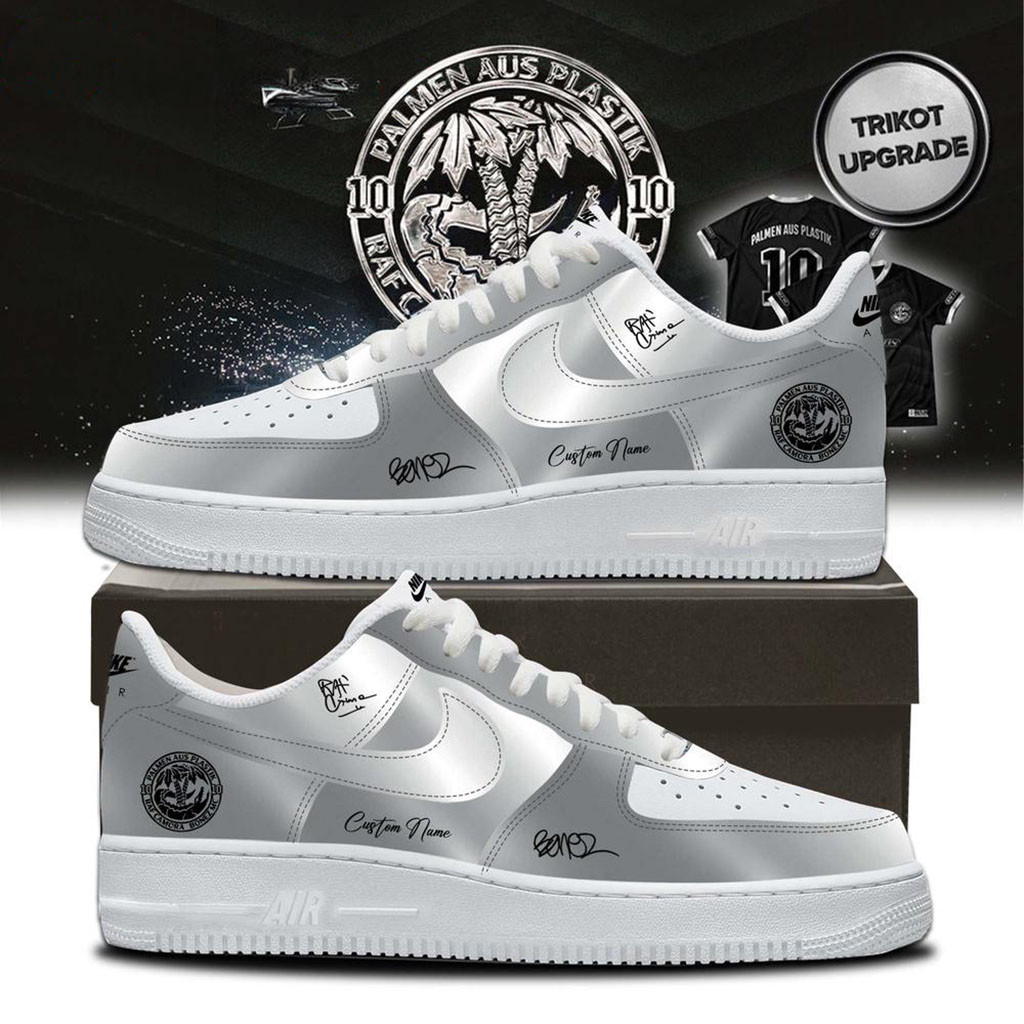 Custom RAF Camora And Bonez MC 10 Jahre Palmen aus Plastik Tour 2026 Signed Shoes Fan Merch