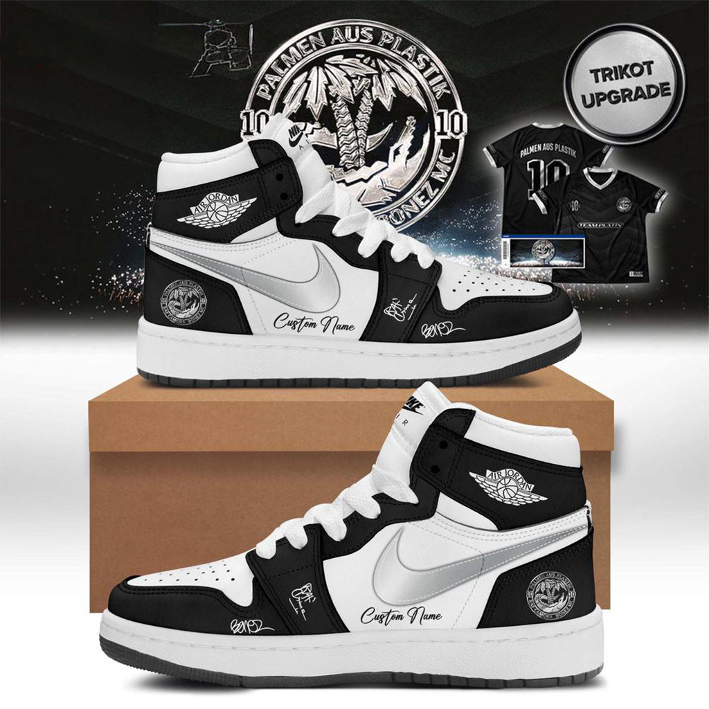 Custom RAF Camora And Bonez MC 10 Jahre Palmen aus Plastik Tour 2026 Signed Sneakers Fan Gifts