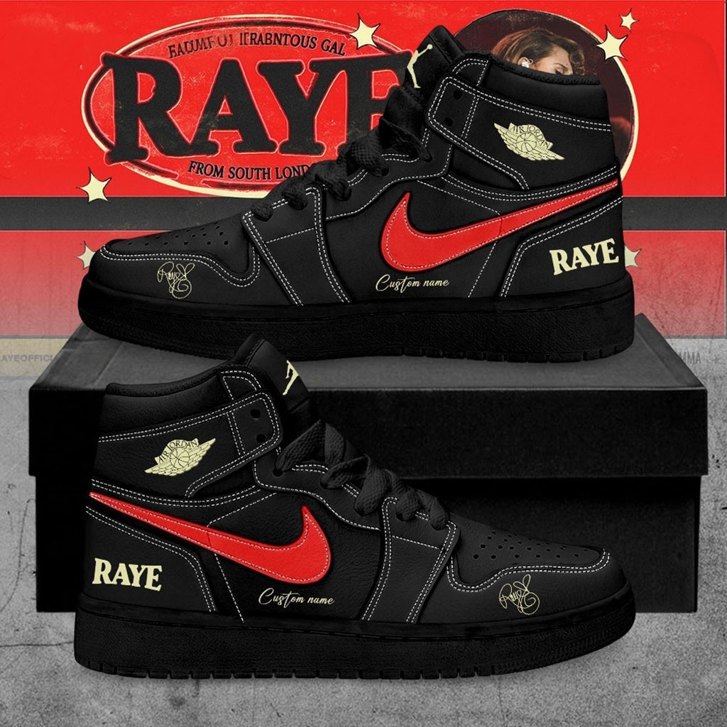 Custom Raye This Tour May Contain New Music Tour 2026 Black Sneakers Raye Merch Music Fan Gifts