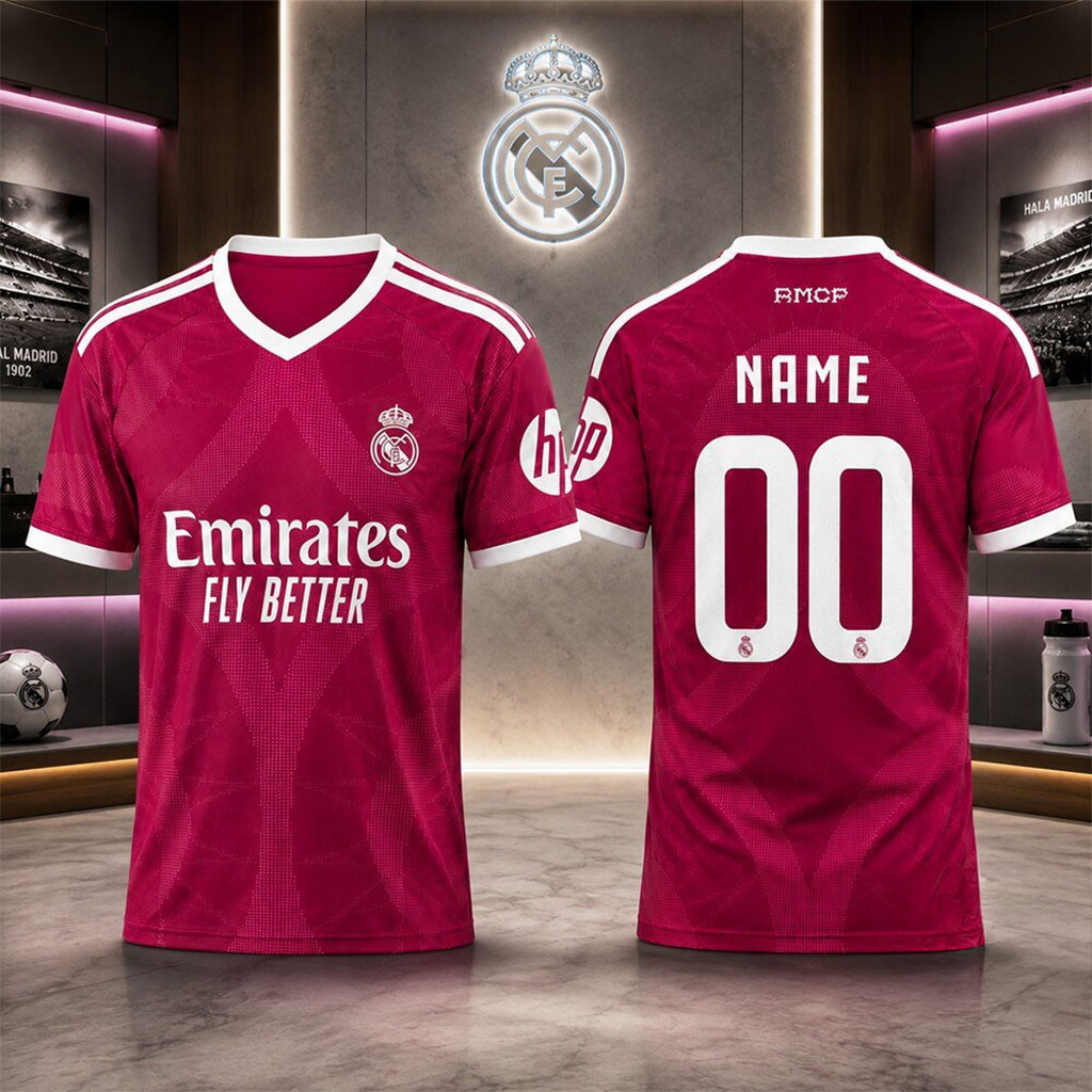 Custom Real Madrid 2026 27 3Rd Third Kit Jersey Shirt Real Madrid Merch Gifts For Fans