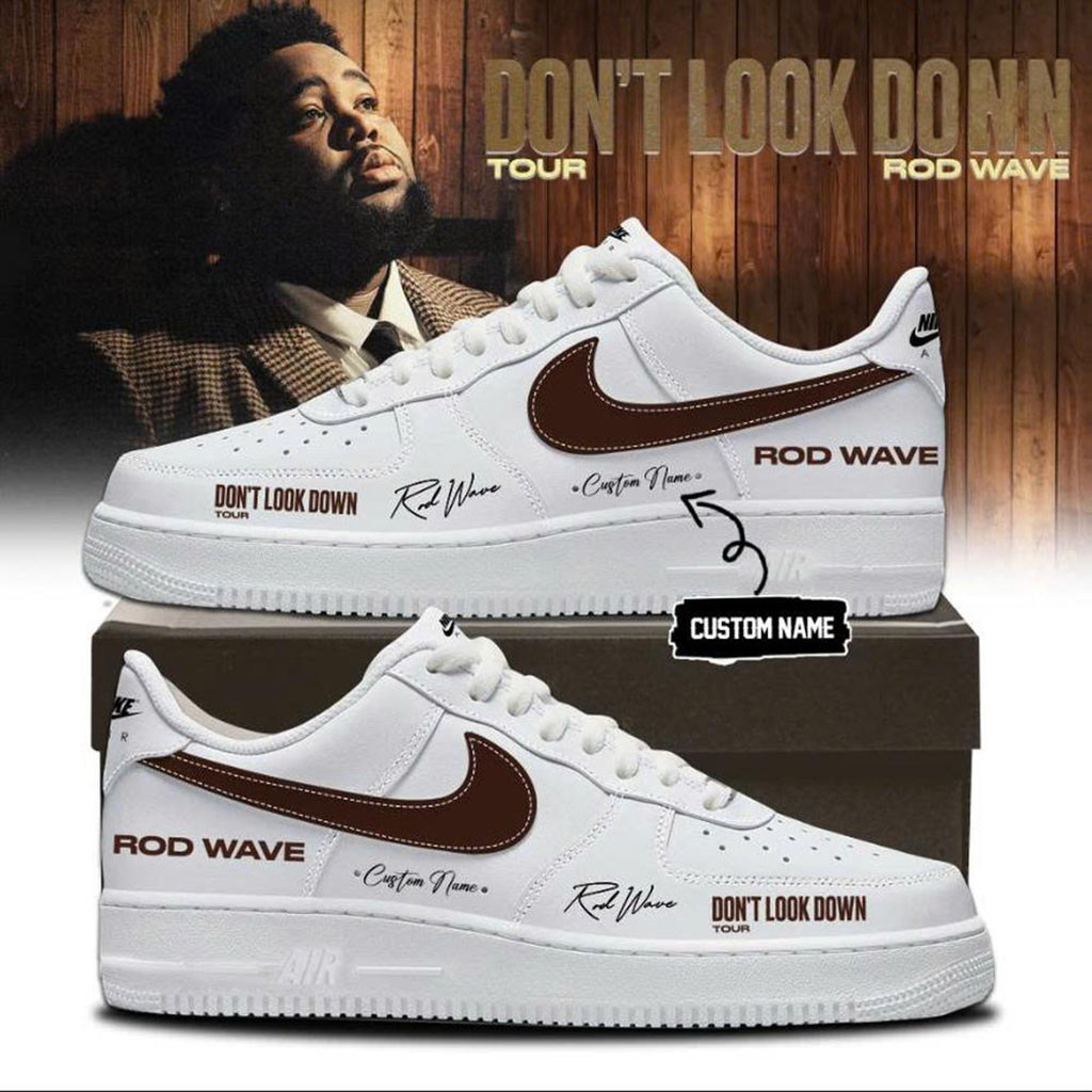Custom Rod Wave Don't Look Down Tour 2026 Sneakers Rod Wave Merch Gifts For Rapper Fan