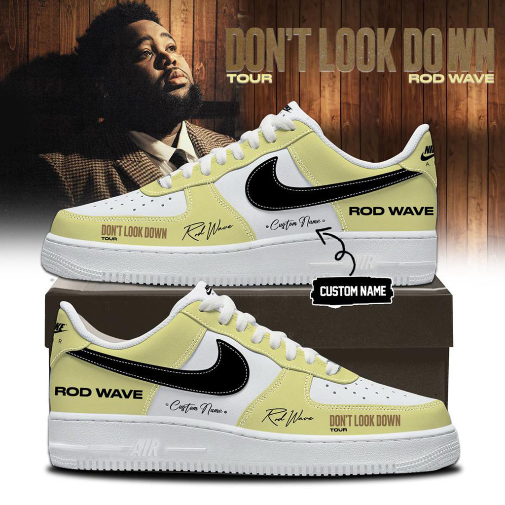 Custom Rod Wave Merch Don't Look Down Tour 2026 Sneakers Gift Ideas For Music Lovers Custom Rod Wave Merch Don't Look Down Tour 2026 Sneakers Gift Ideas For Music Lovers