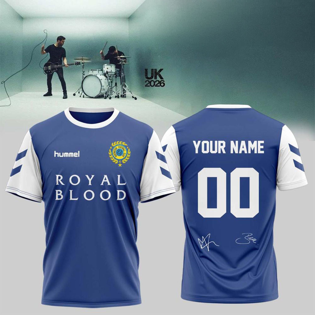 Custom Royal Blood Merch UK Tour 2026 Unpeople Special Guest Signature T-Shirt Fans Gifts Custom Royal Blood Merch UK Tour 2026 Unpeople Special Guest Signature T-Shirt Fans Gifts