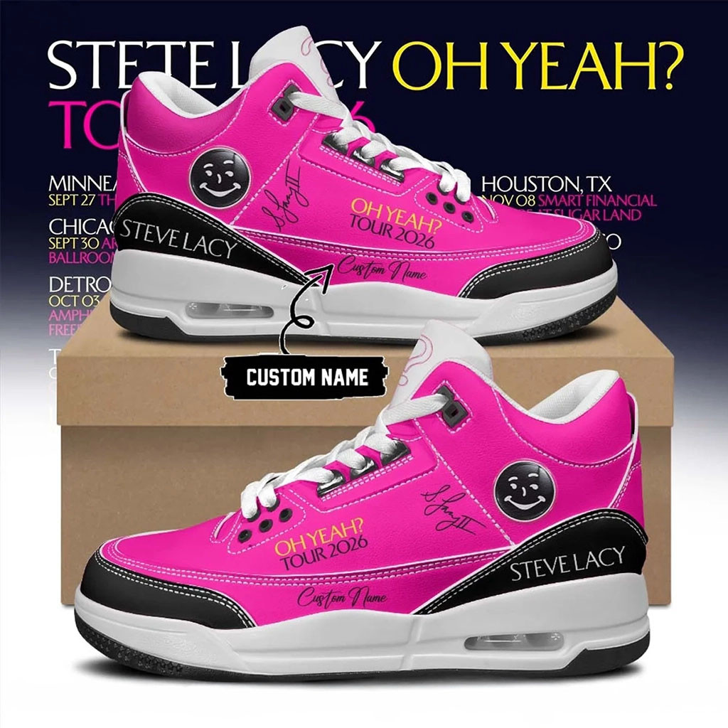 Custom Steve Lacy Merchandise Oh Yeah Tour 2026 Signature Sneakers Gift Ideas For Her Custom Steve Lacy Merchandise Oh Yeah Tour 2026 Signature Sneakers Gift Ideas For Her