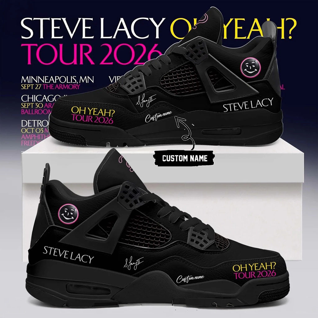 Custom Steve Lacy Merchandise Oh Yeah Tour 2026 Signature Sneakers Gift Ideas For Music Lovers Custom Steve Lacy Merchandise Oh Yeah Tour 2026 Signature Sneakers Gift Ideas For Music Lovers