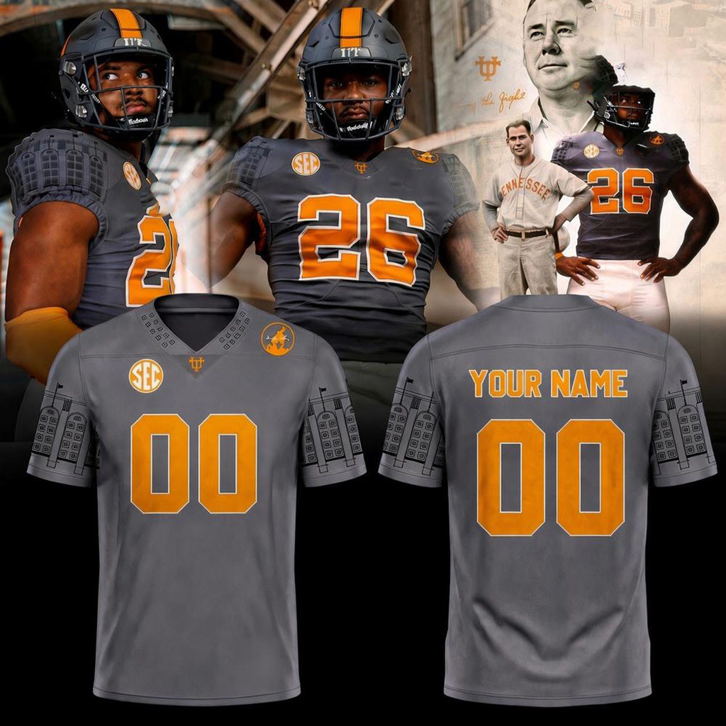 Custom Tennessee Volunteers Neyland Legacy Football Jersey Volunteers Merch Football Fan Gear