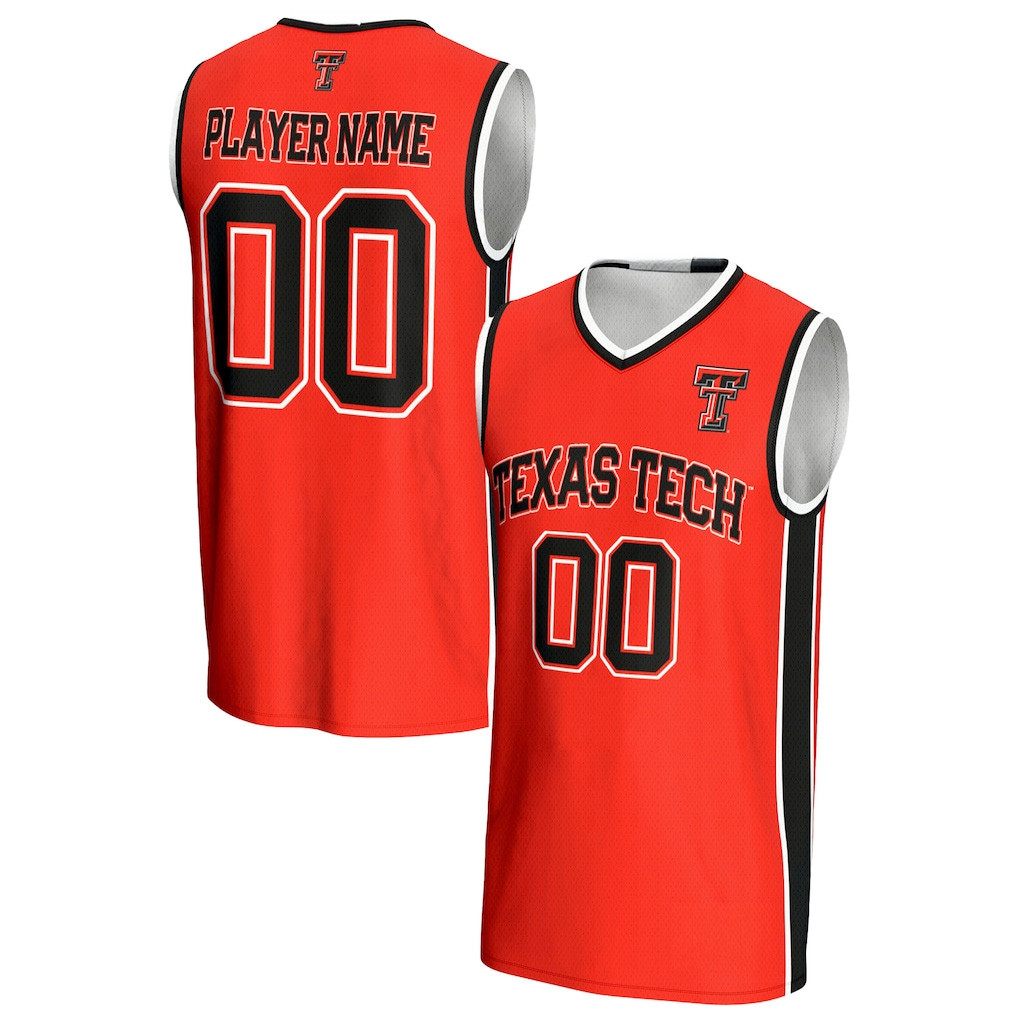 Custom Texas Tech Merch 2026 Texas Tech Red Raiders GameDay Greats NIL Basketball Jersey