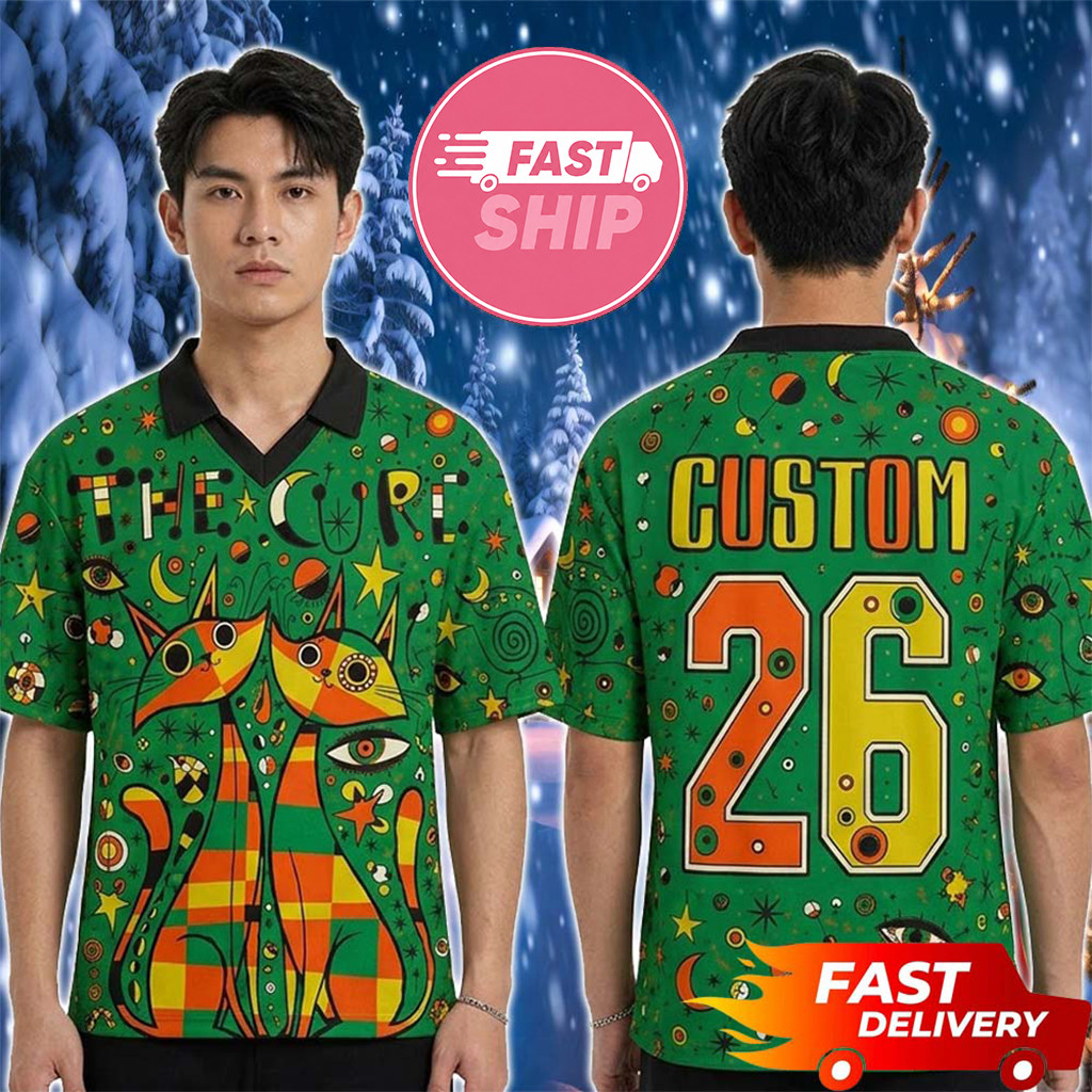 Custom The Cure Summer Sessions 2026 Jersey The Cure Merch Cool Gifts For Music Lovers