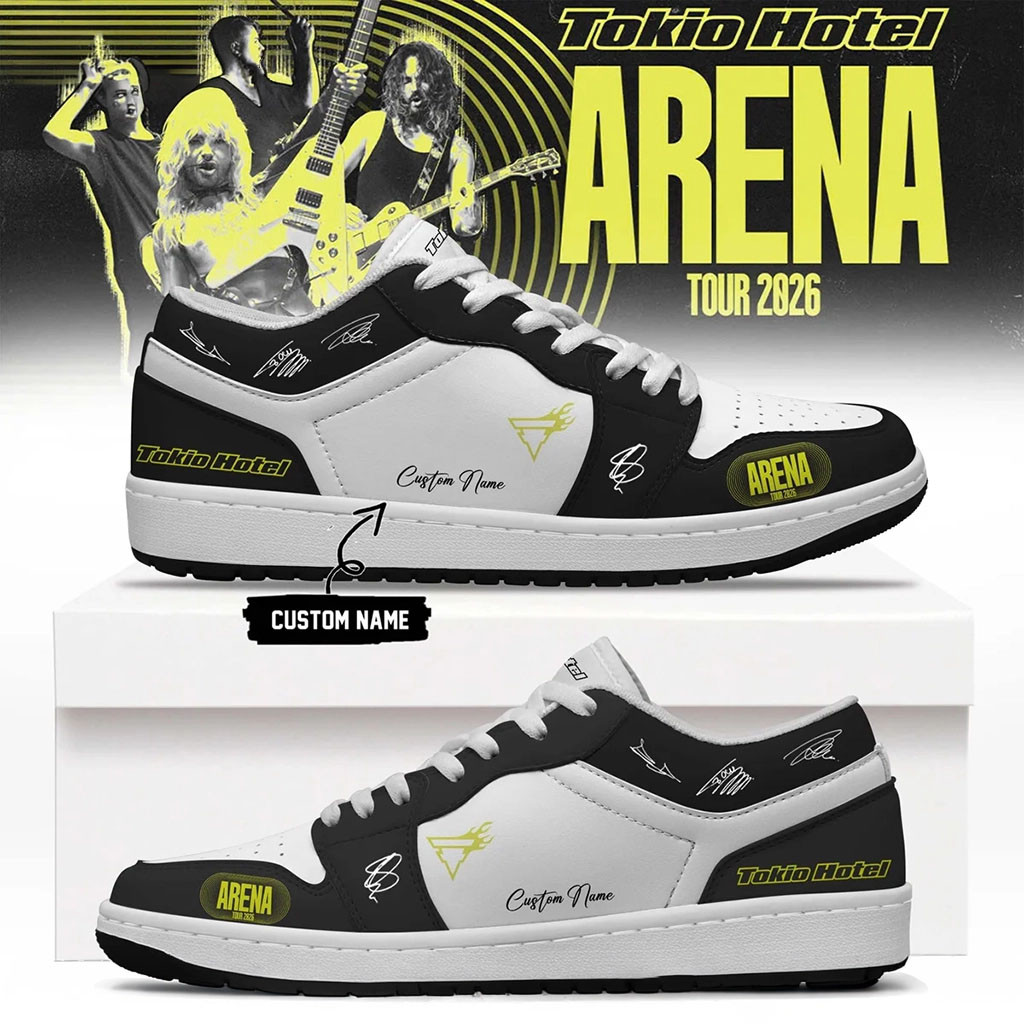 Custom Tokio Hotel ARENA TOUR Signature Shoes Tokio Hotel Merch Best Gifts For Music Lovers