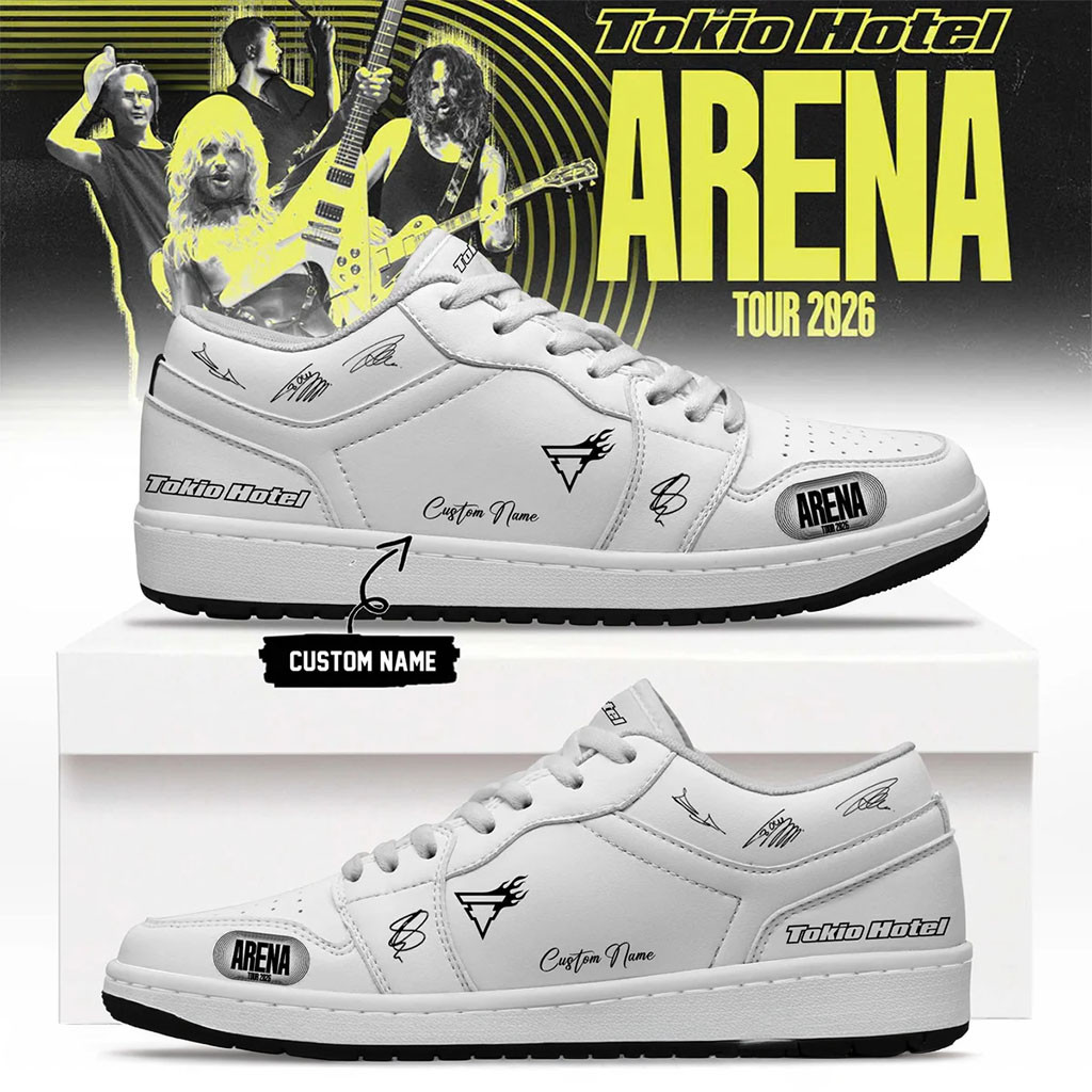 Custom Tokio Hotel ARENA TOUR Signature Shoes Tokio Hotel Merch Birthday Gifts For Music Lovers
