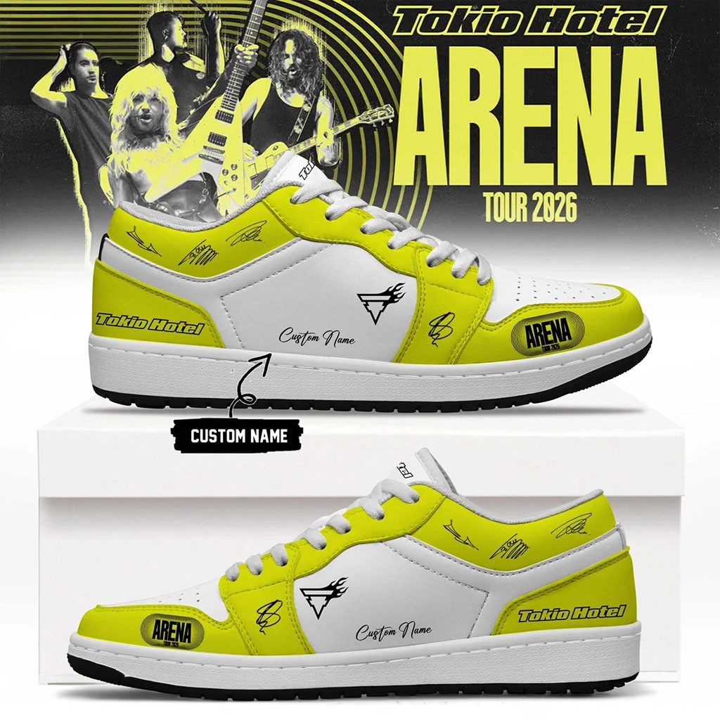 Custom Tokio Hotel ARENA TOUR Signature Shoes Tokio Hotel Merch Cool Gifts For Music Lovers