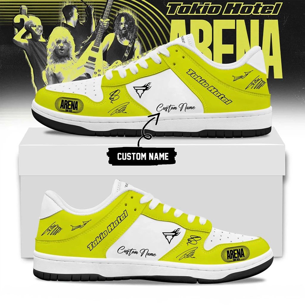 Custom Tokio Hotel ARENA TOUR Signature Shoes Tokio Hotel Merch Gifts For Music Enthusiasts