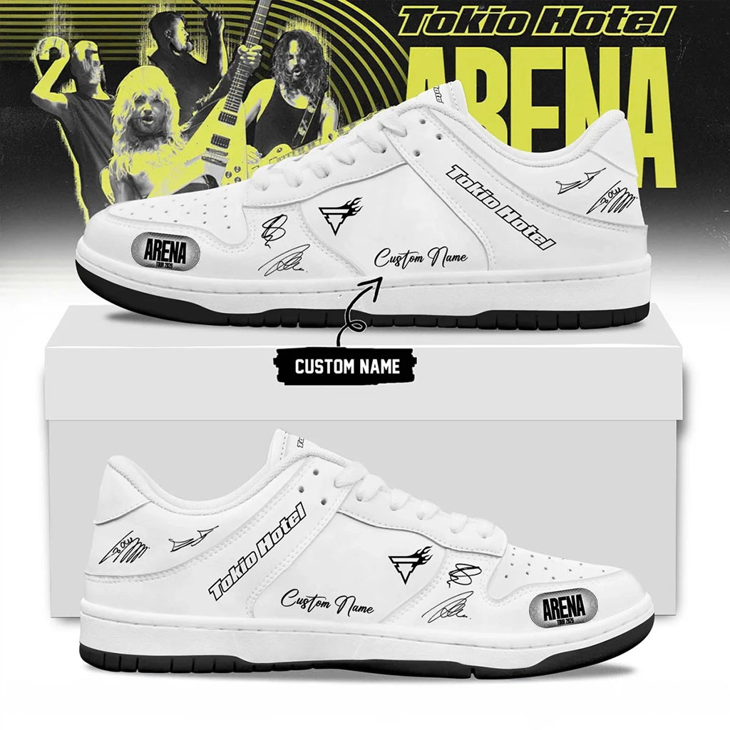 Custom Tokio Hotel ARENA TOUR Signature Shoes Tokio Hotel Merch Gifts For Music Fans