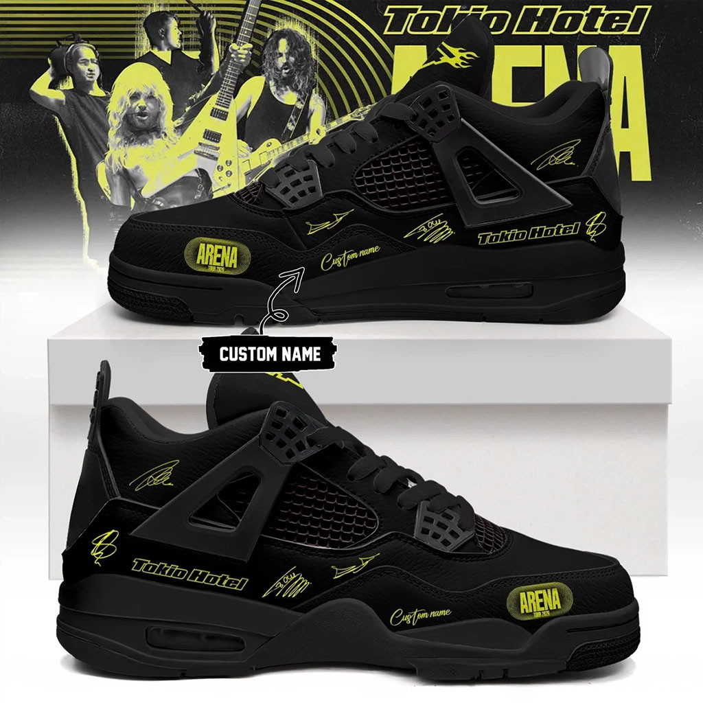 Custom Tokio Hotel ARENA TOUR Signature Shoes Tokio Hotel Merch Music Gift Ideas For Guys Custom Tokio Hotel ARENA TOUR Signature Shoes Tokio Hotel Merch Music Gift Ideas For Guys