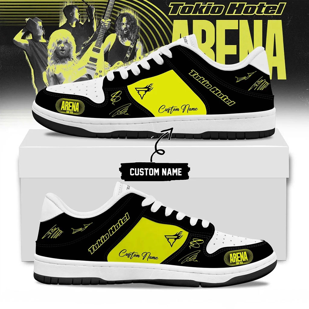 Custom Tokio Hotel ARENA TOUR Signature Shoes Tokio Hotel Merch Music Related Gifts For Guys