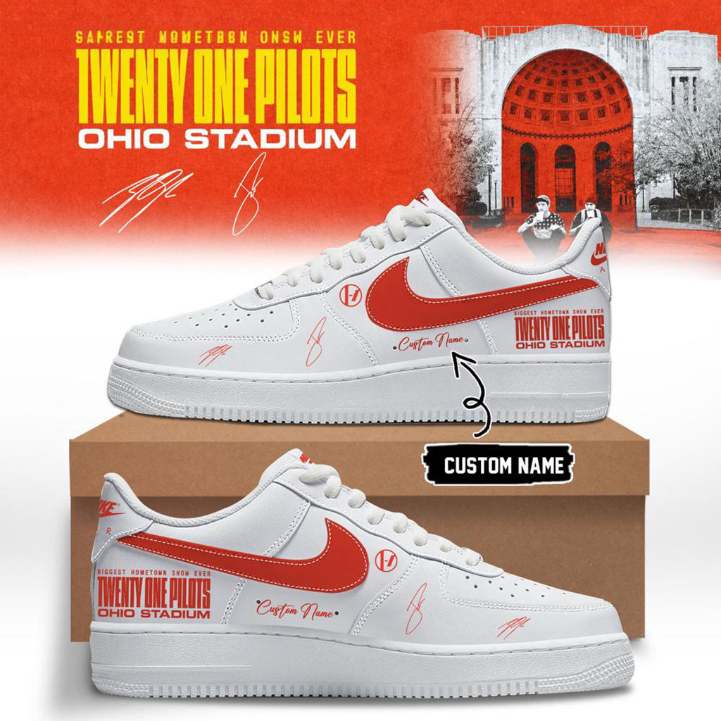 Custom Twenty One Pilots 2026 Shows Signature White Shoes Twenty One Pilots Merch Son Gifts Custom Twenty One Pilots 2026 Shows Signature White Shoes Twenty One Pilots Merch Son Gifts
